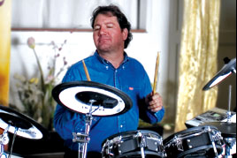 Cash On The V-Drums (Photo)
